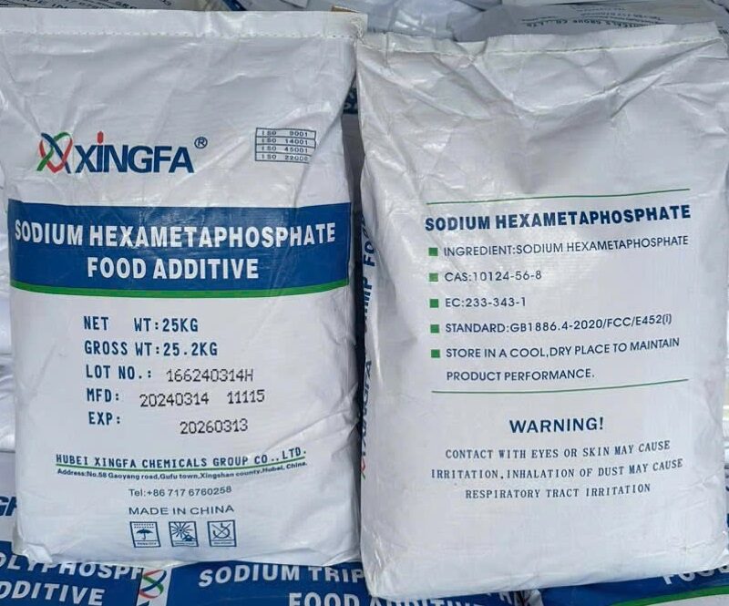 SHMP - SODIUM HEXAMETAPHOTPHATES (INS 452i)